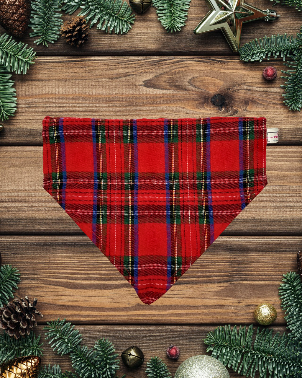 Heritage Hound Bandana - Festive Red