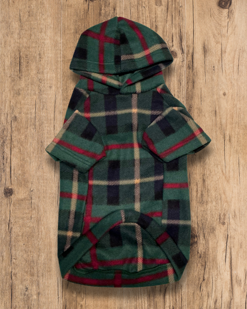 Cosy Plaid Hoodie - Panda