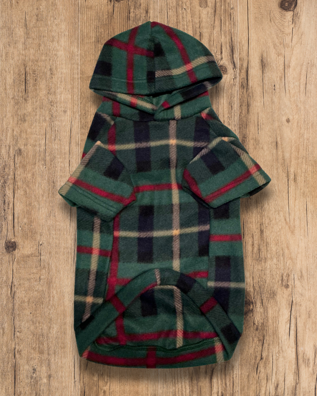 Cosy Plaid Hoodie - Panda