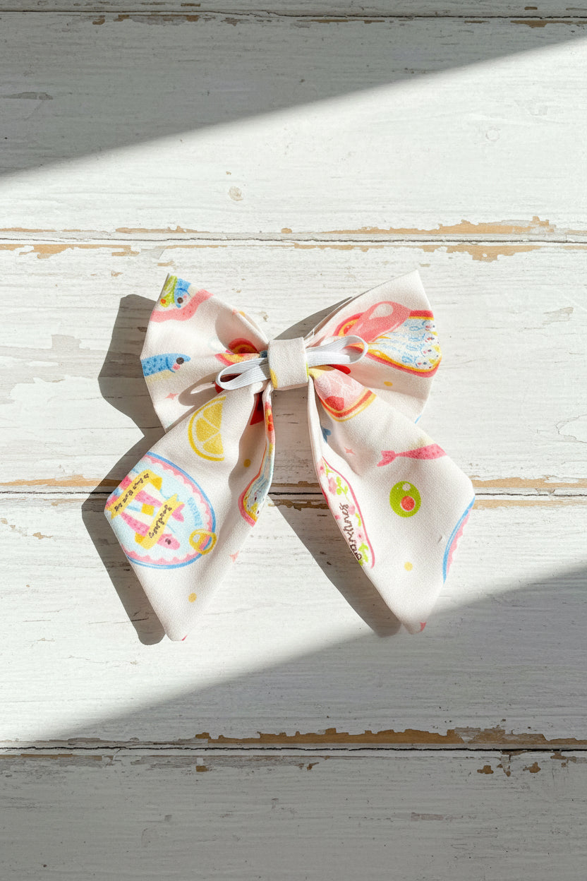 Sunshine & Sardines Sailor Bow