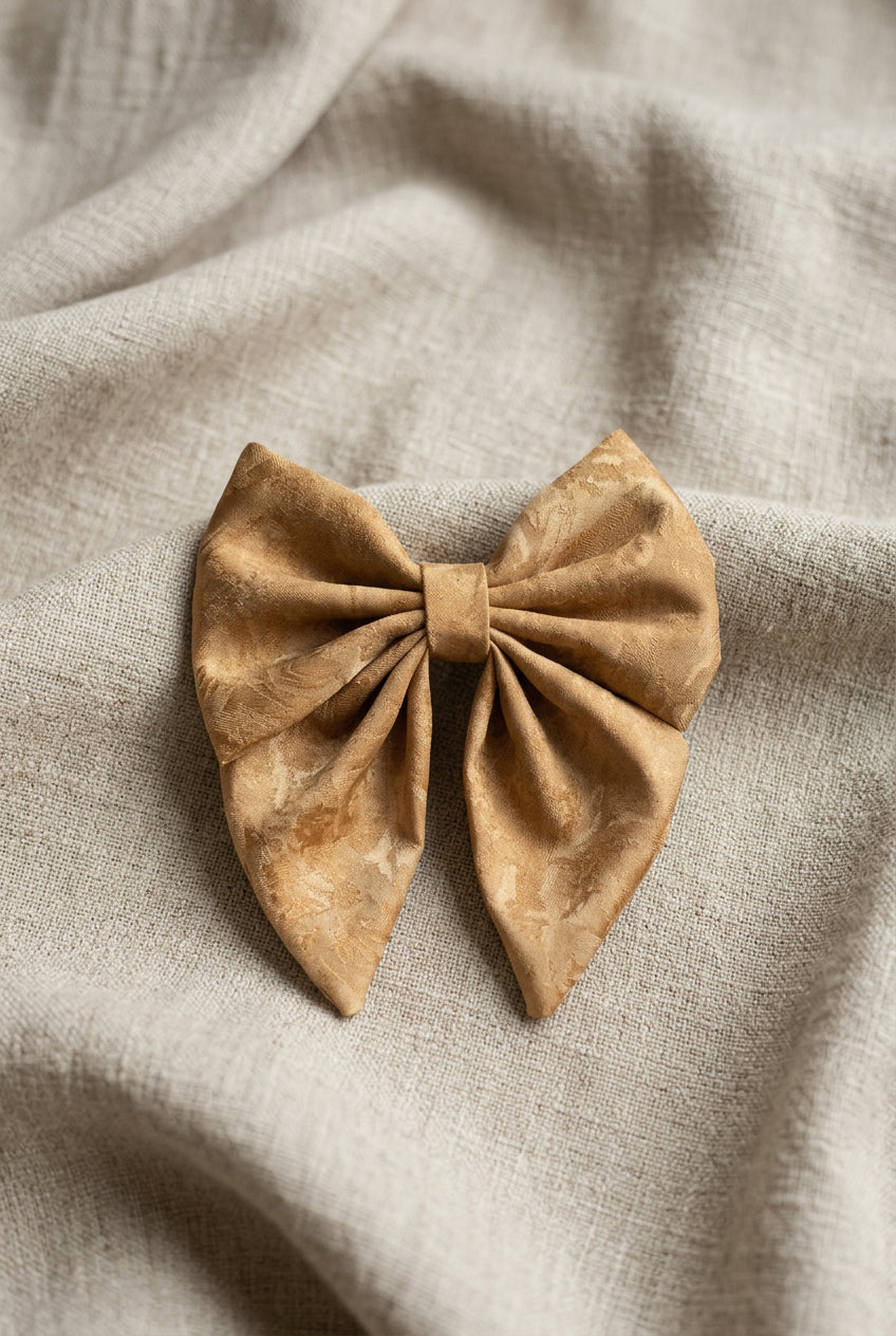 Social Season - Champagne Magic Satin Rambler Bow