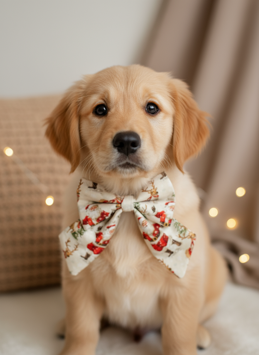 Santa Paws Sailor Bow