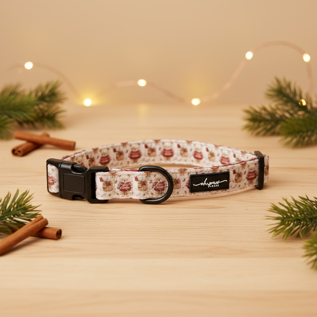 Jingle Bears Christmas Collar