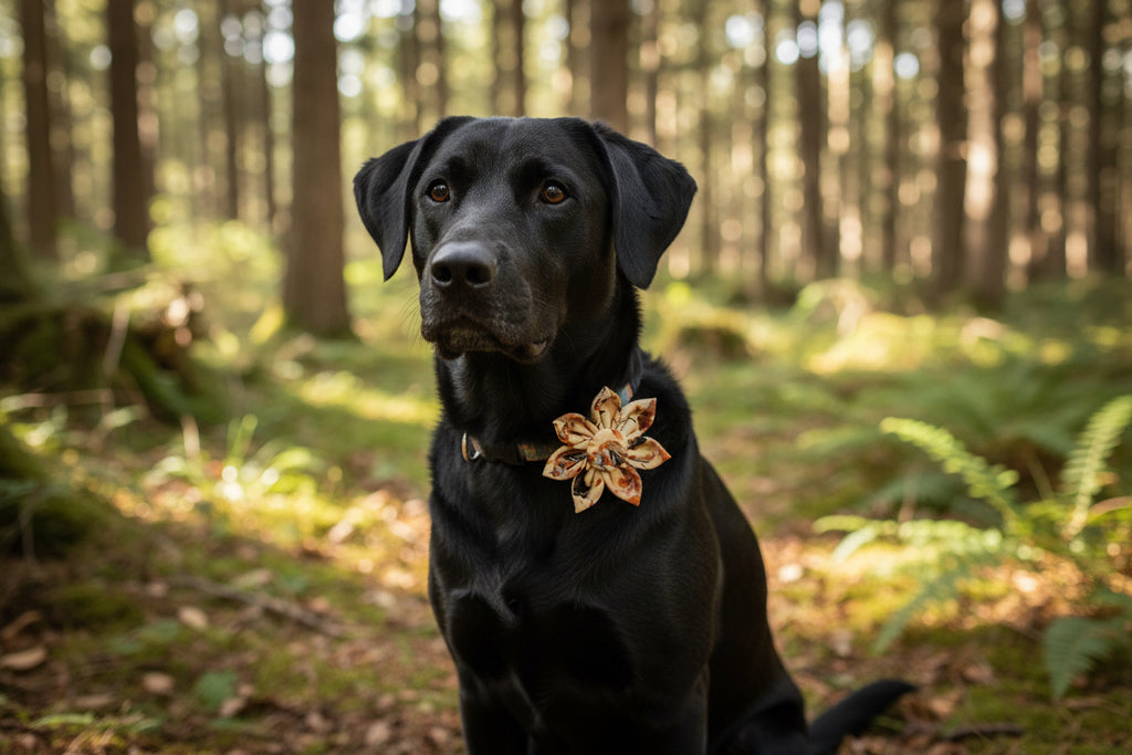 Flocked! Collar Flower