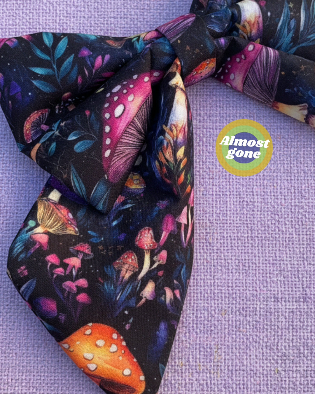 Midnight Mushroom Sailor Bow