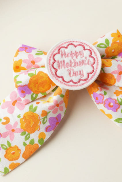 Limited Edition - Happy Mother’s Day Floral Sailor Bow
