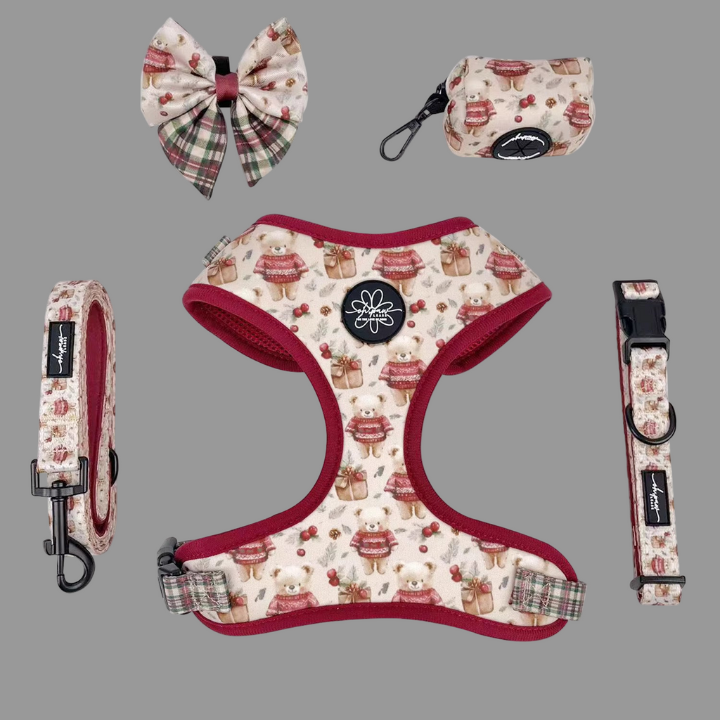 Jingle Bears Christmas Sailor Bow