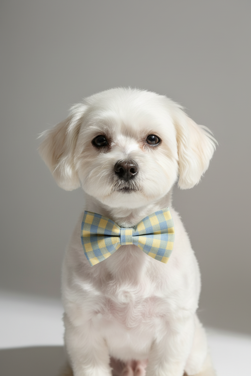 Heritage Hound Bow Tie - Bluebell Gingham