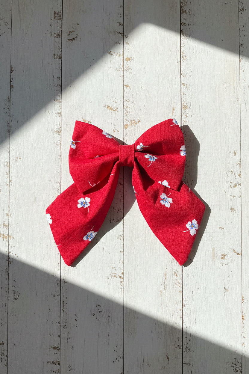 Seaside Bloom Sailor Bow