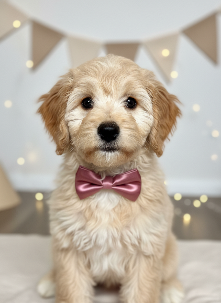 Satin Luxe Bow Tie - Pink