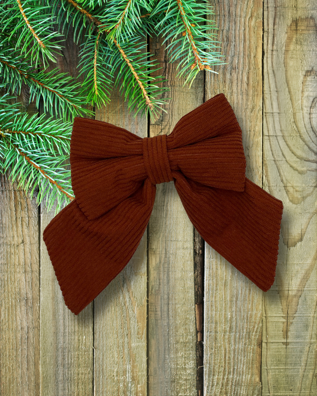 Corduroy Matching Hair Bows