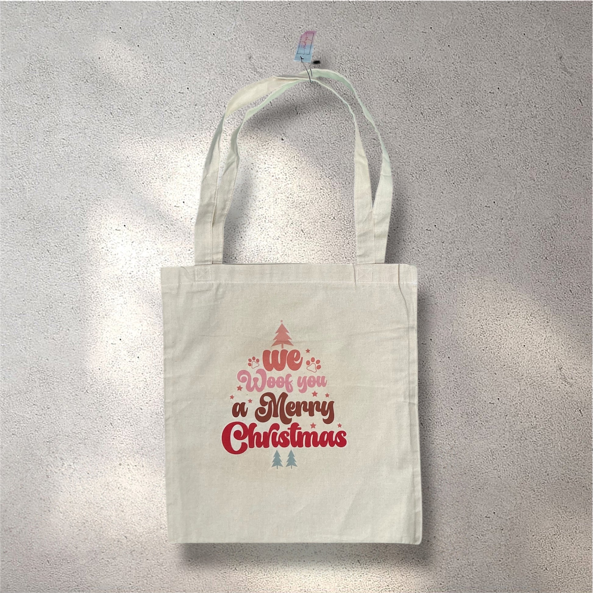We Woof You A Merry Christmas Tote Bag