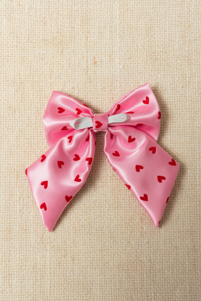 Pink Heart Sailor Bow