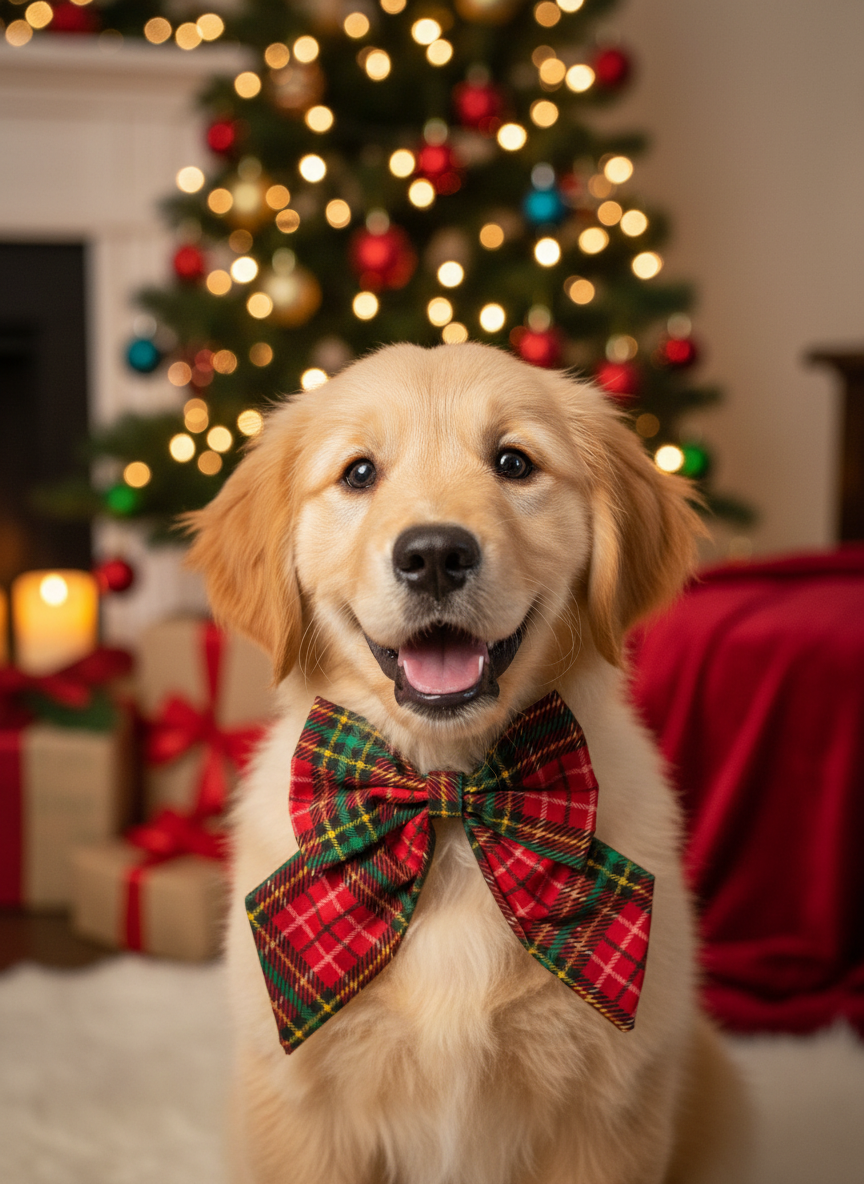 Heritage Hound Sailor Bow - Red Print