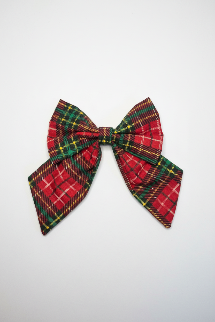 Heritage Hound Sailor Bow - Red Print