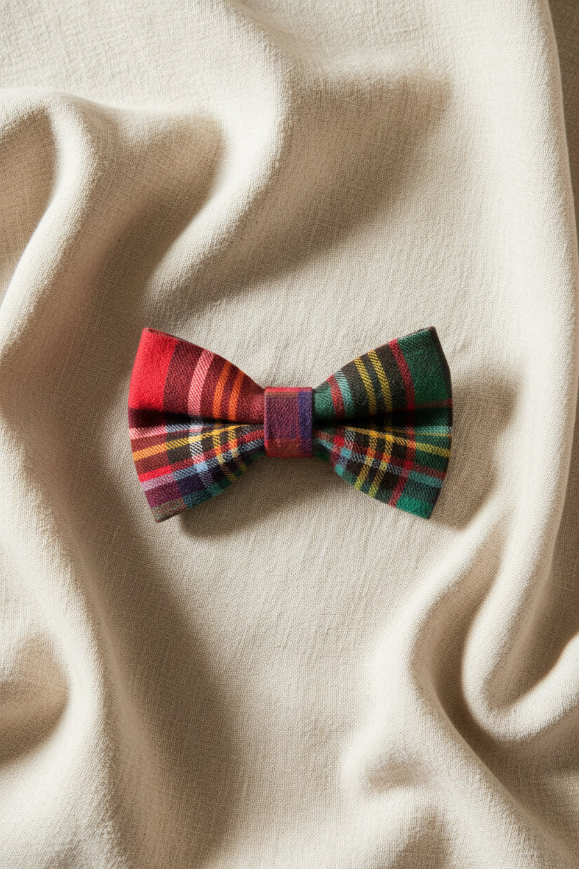 Tinsel & Tartan - Yuletide Tartan Bow Tie