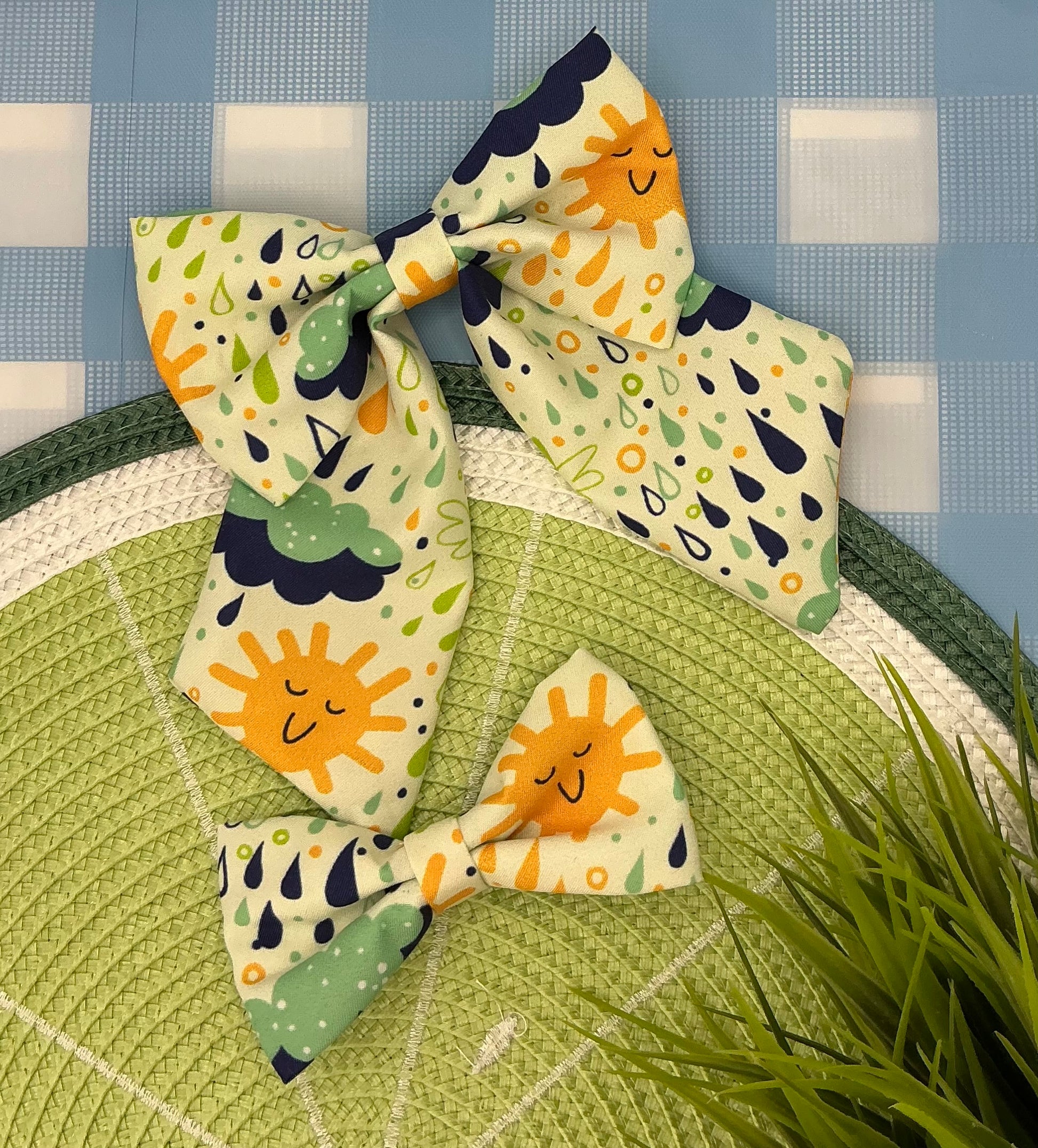 Sunshine & Sniffs Raining Sunshine Sailor Bow