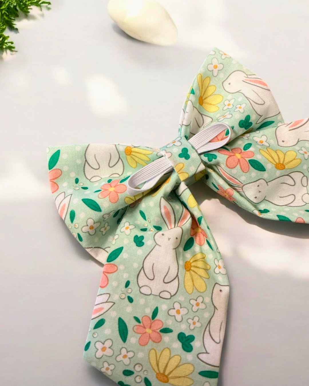 Meadow Bunny Easter Sailor Bow