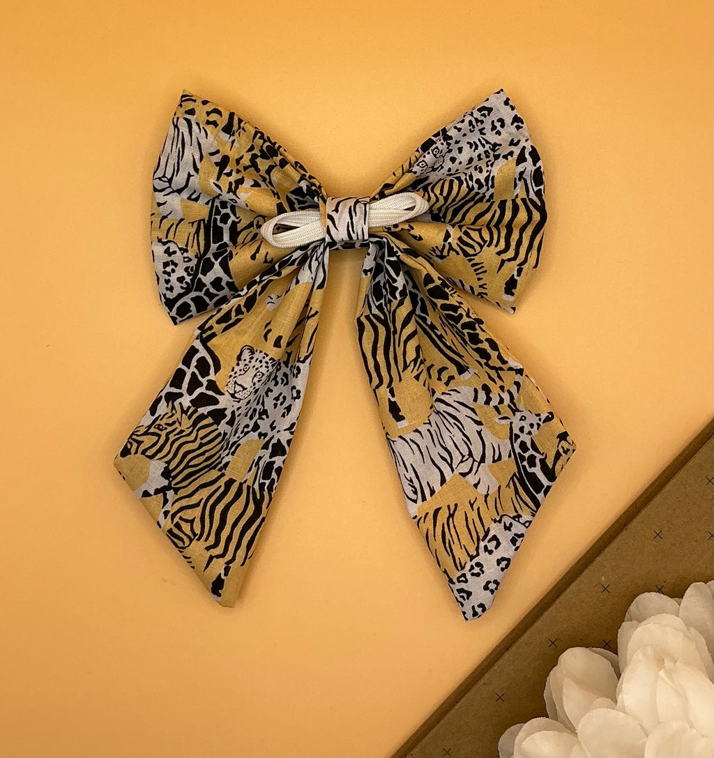 Fur-ocious Safari Sailor Bow