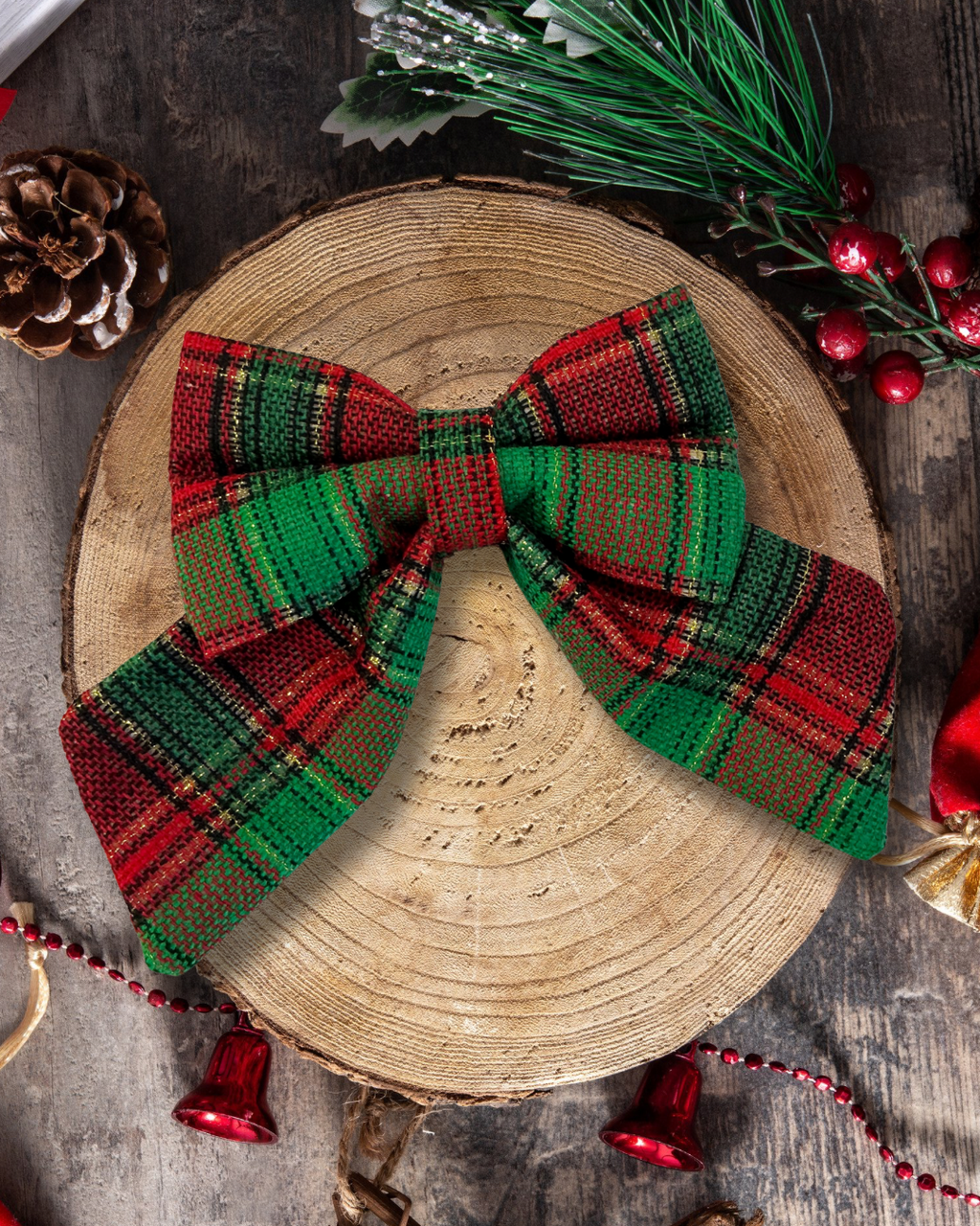 Heritage Hound Sailor Bow - Festive Gold