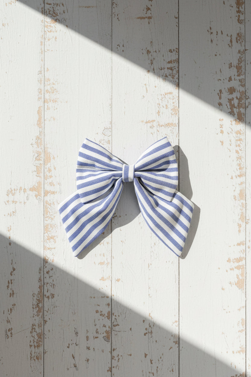 Boardwalk Stripe Sailor Bow