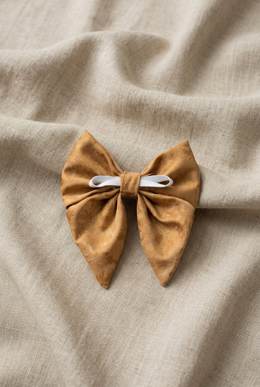 Social Season - Champagne Magic Satin Rambler Bow