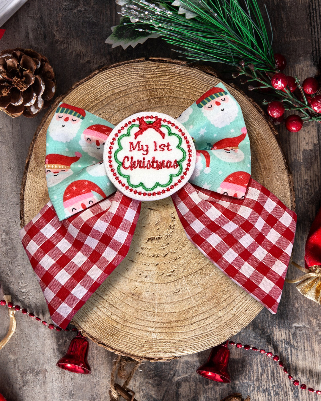 My 1st Christmas Sailor Bow