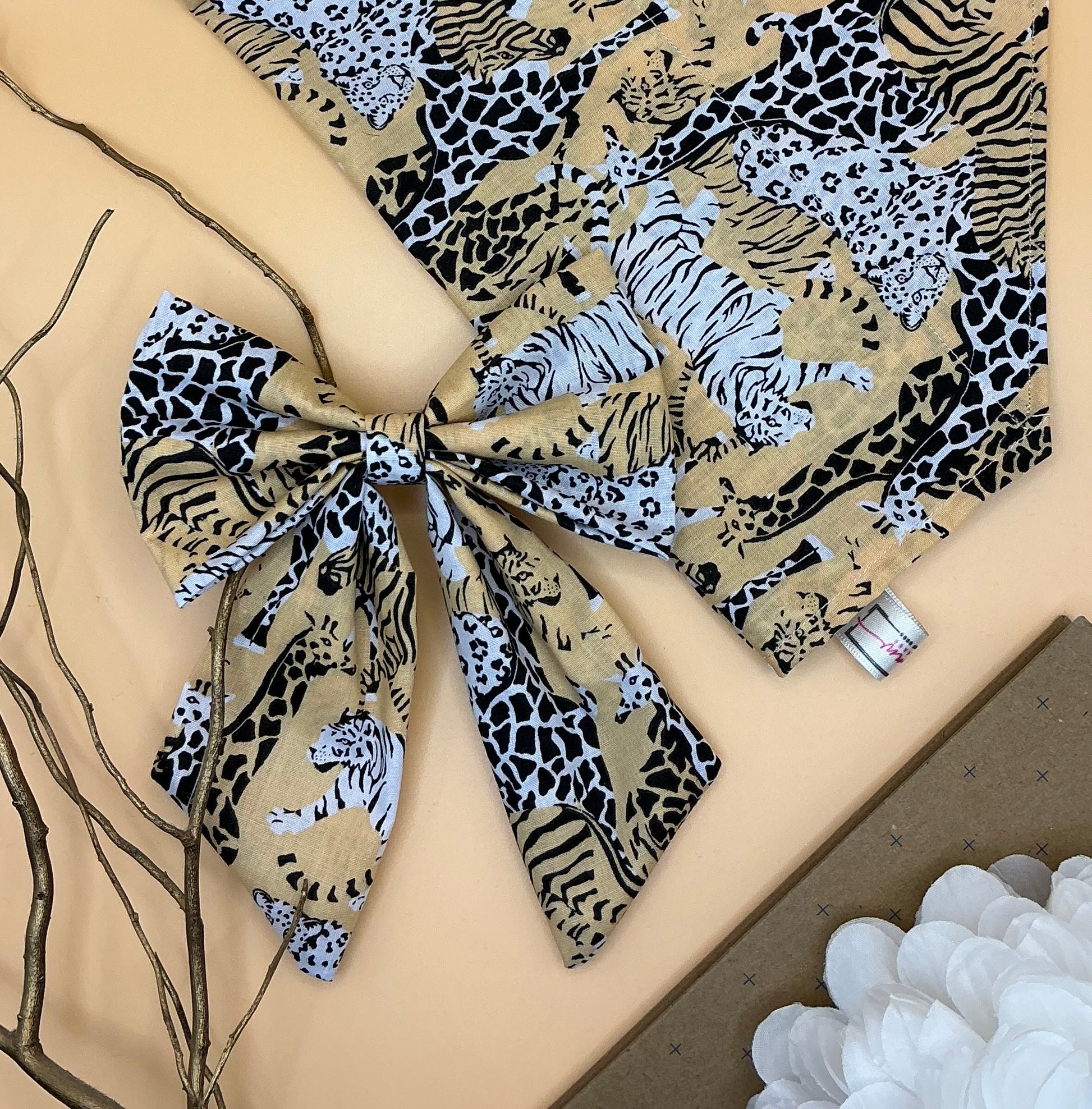 Fur-ocious Safari Hair Bow