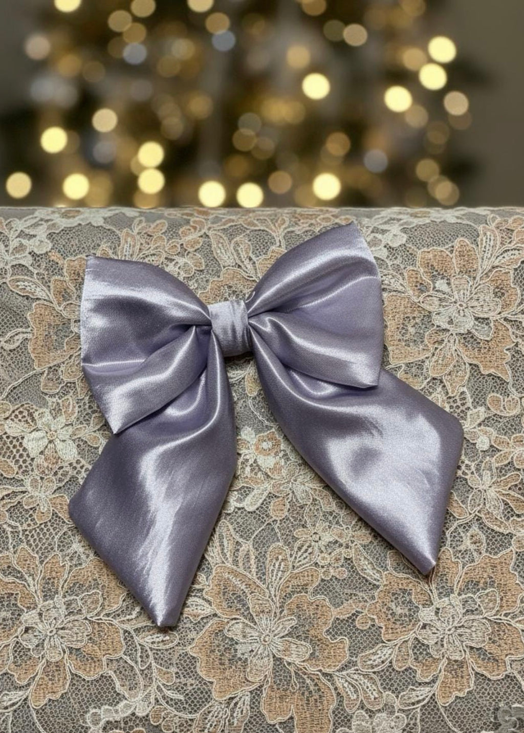 Social Season - Lilac Satin Sailor Bow