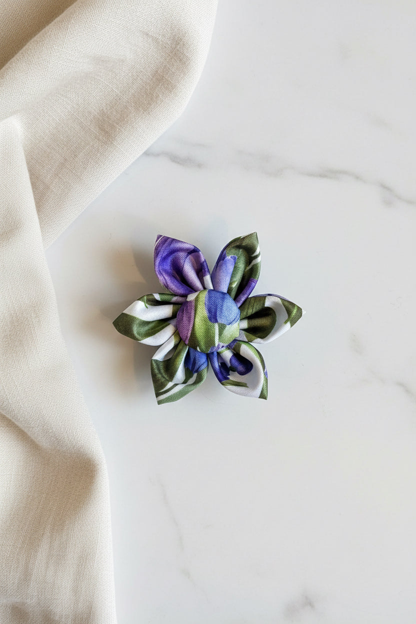 Violet Tulip Collar Flowers