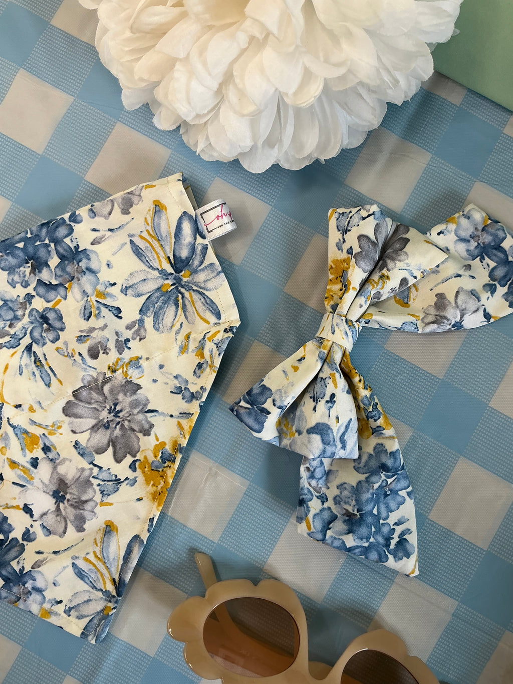 Fur-tastic Floral: Spring Bloom Sailor Bow