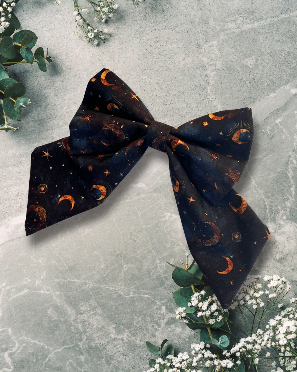 Celestial Paws Sailor Bow - Navy