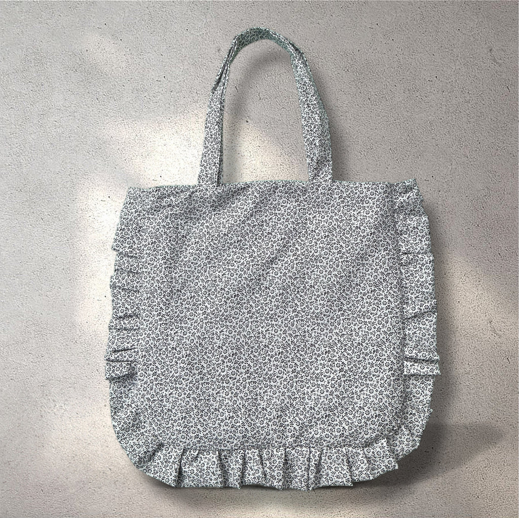 Mono Mood: Ditsy Print Tote Bag