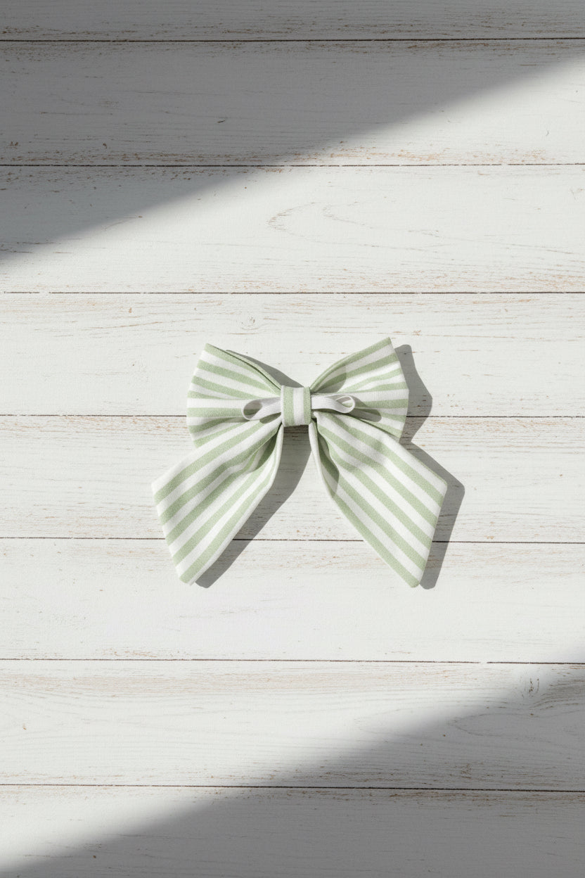 Boardwalk Stripe Sailor Bow