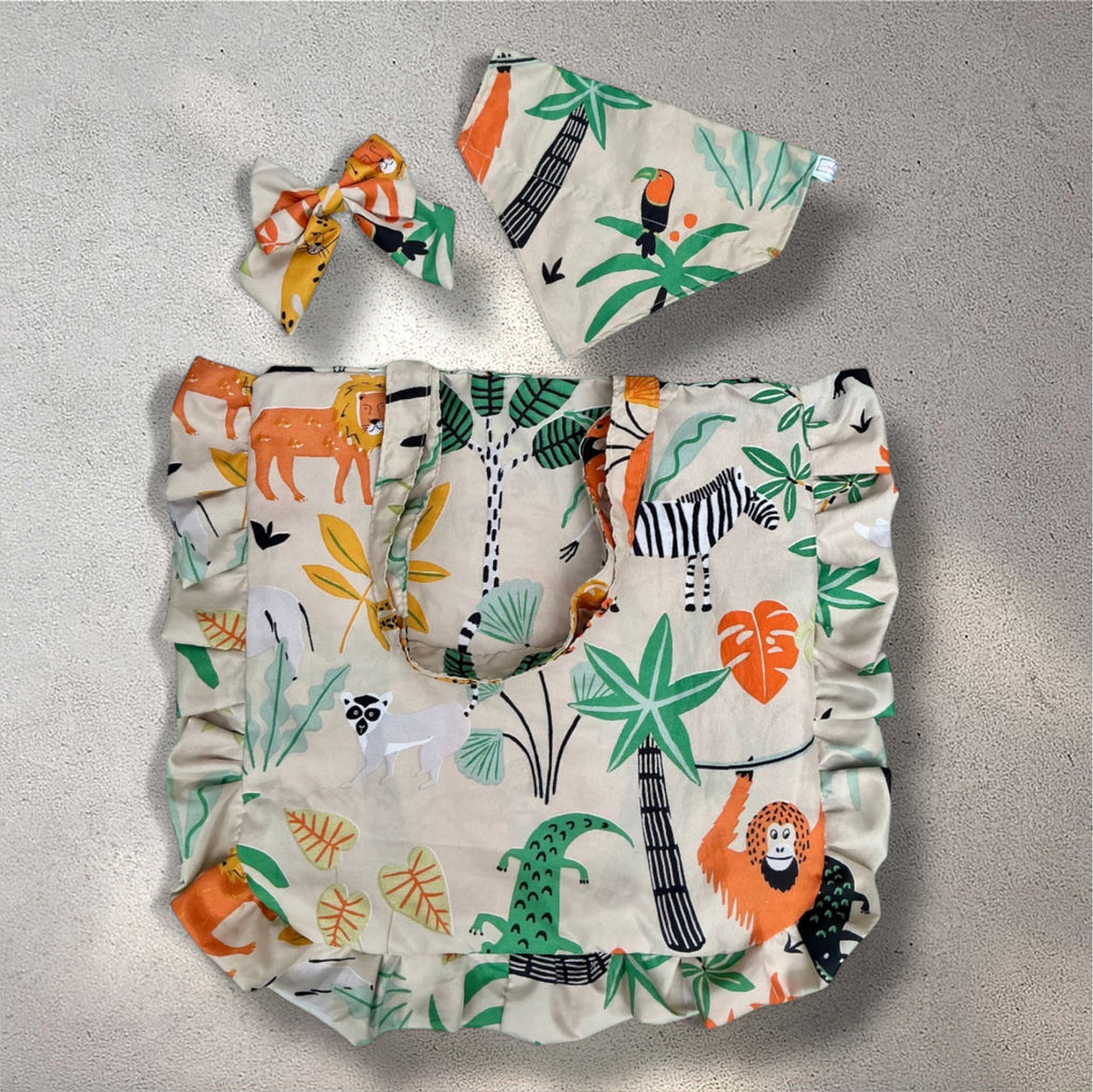 Picnic PAWfect: Jungle Paws Tote Bag