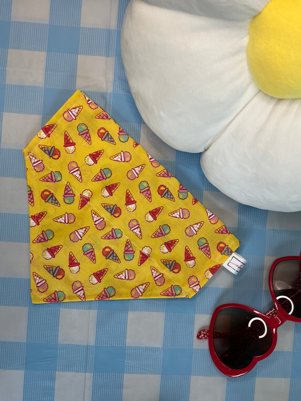 Ice Cream Print Dog Bandana