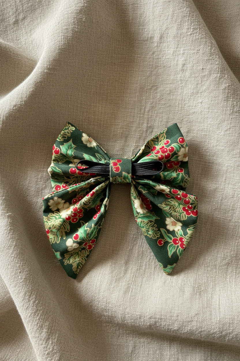 Tidings & Tartan - Oh, Holly Days Rambler Bow