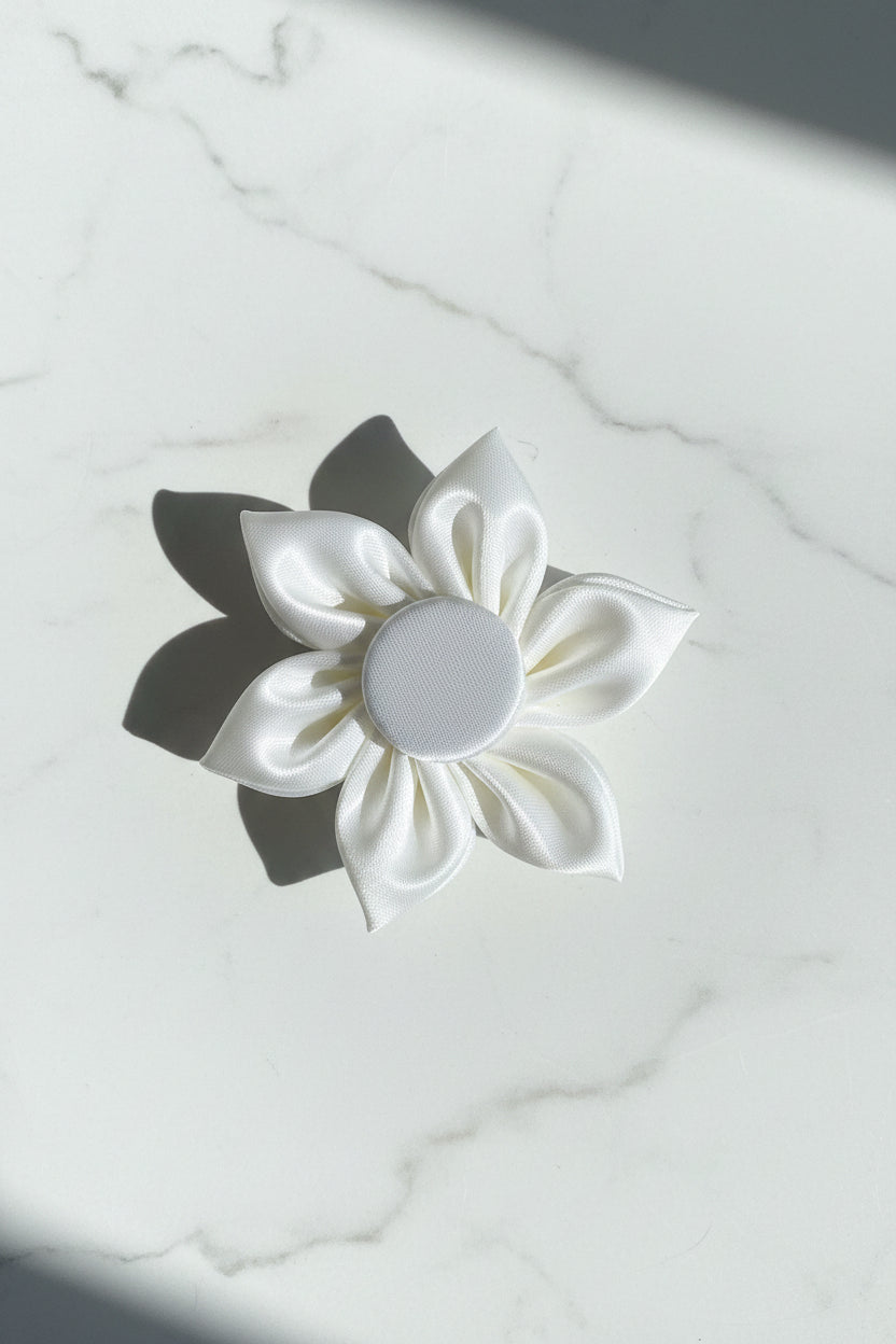 Soft Satin Collar Flowers