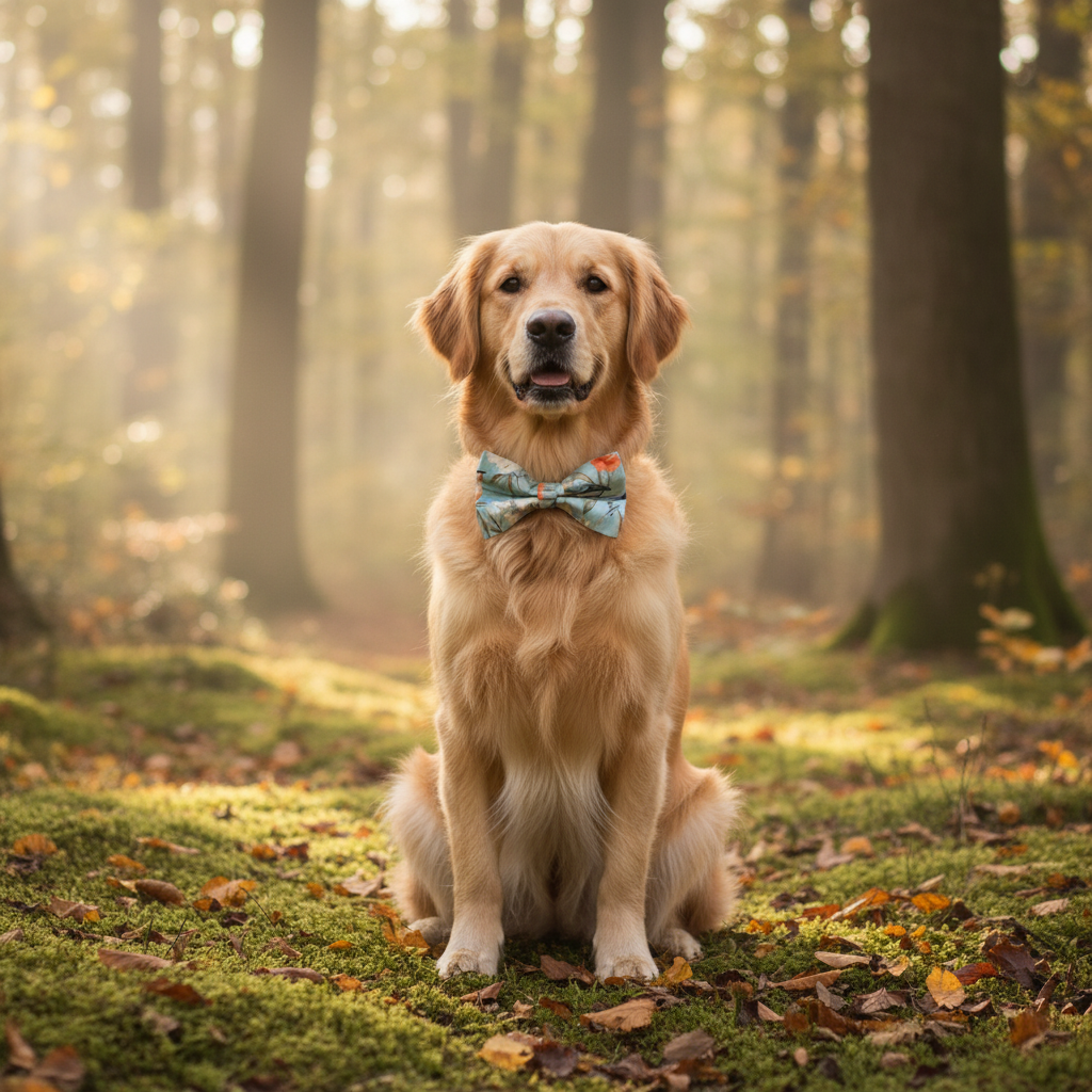 Songbirds Bloom Bow Tie