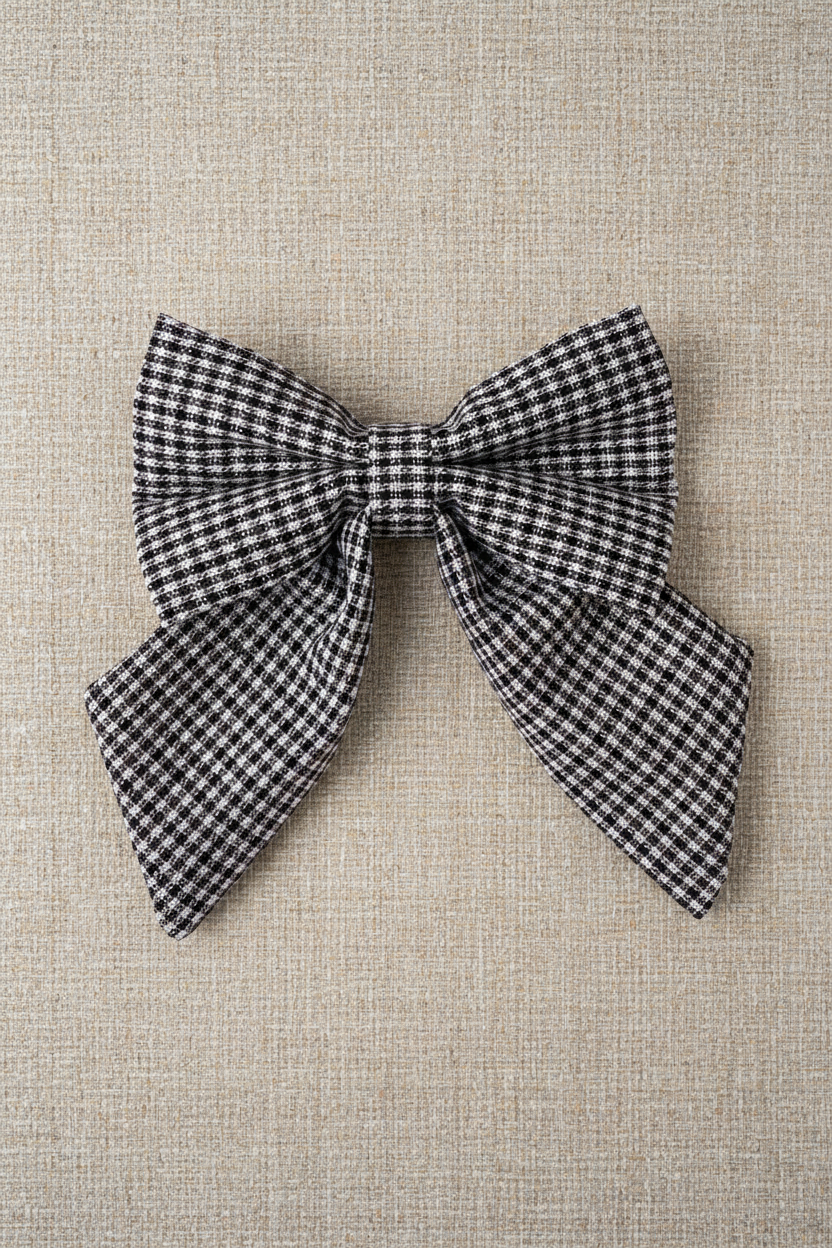 Heritage Hound Sailor Bow - Brown Cream