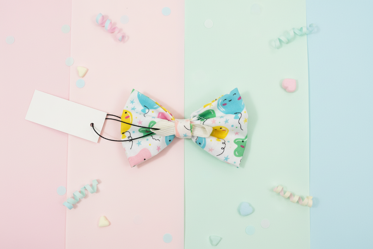 Balloon Party Dog Bow Tie