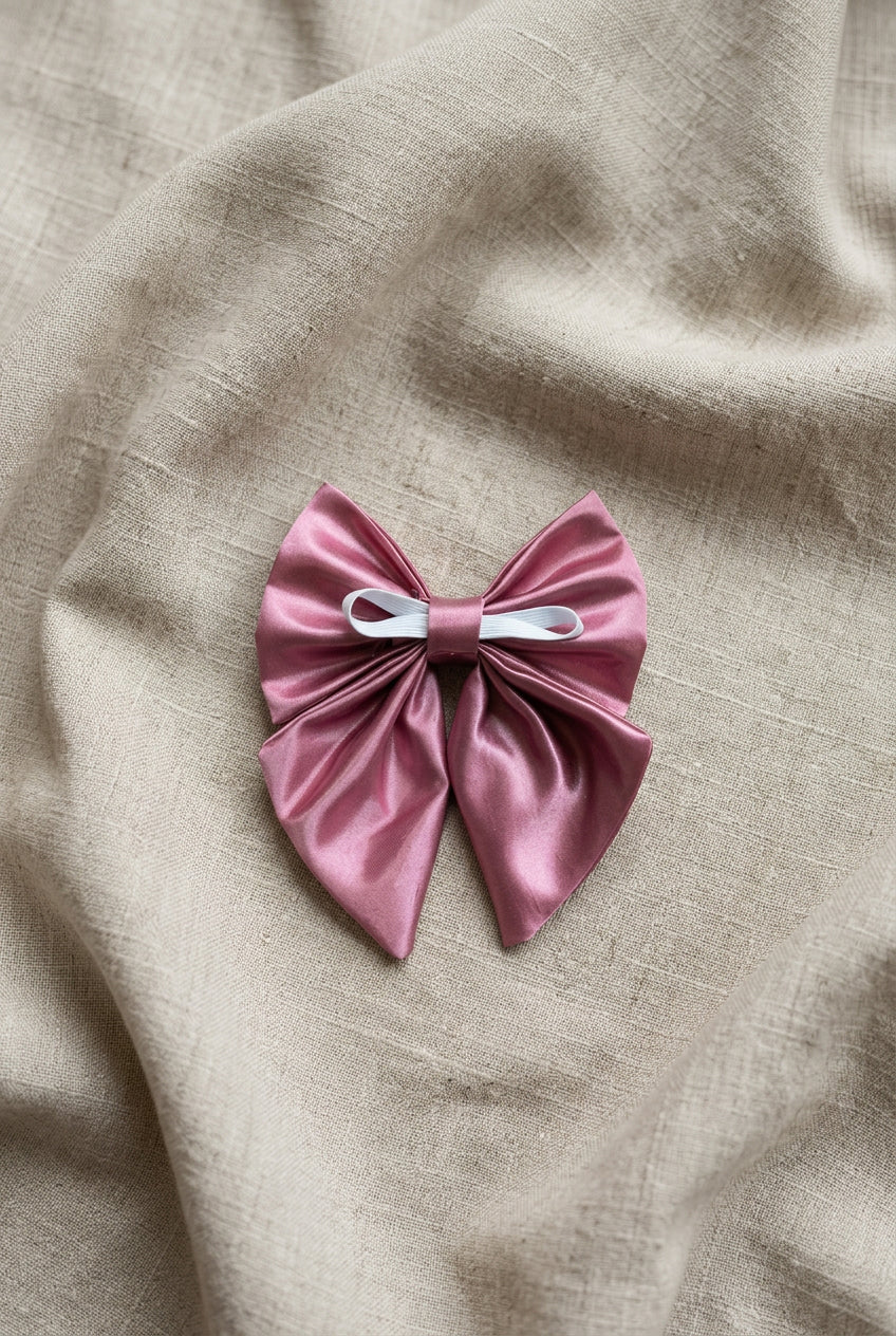 Social Season - Dusty Pink Rambler Bow