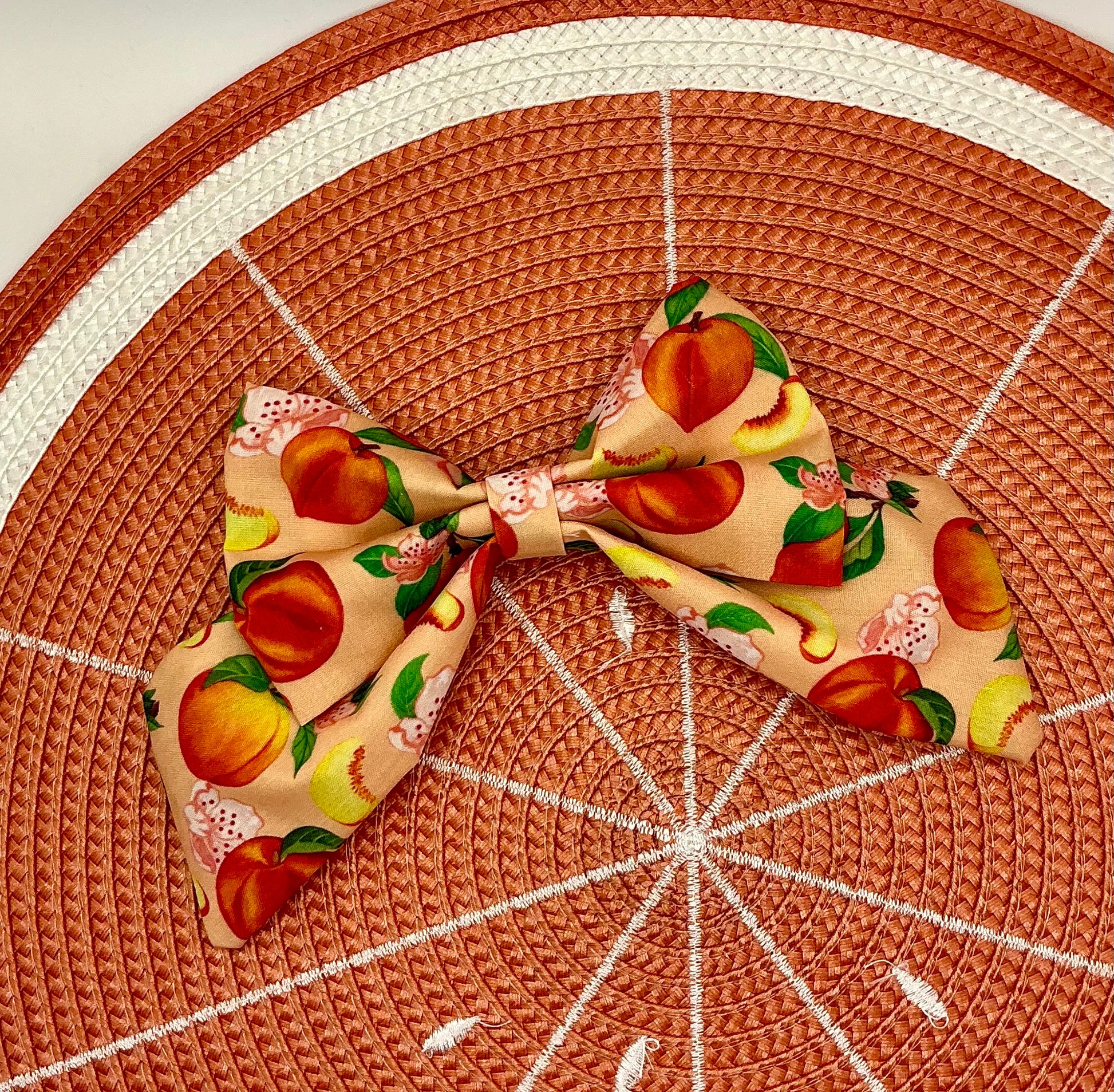 Sunshine & Sniffs: Peach Keen Sailor Bow