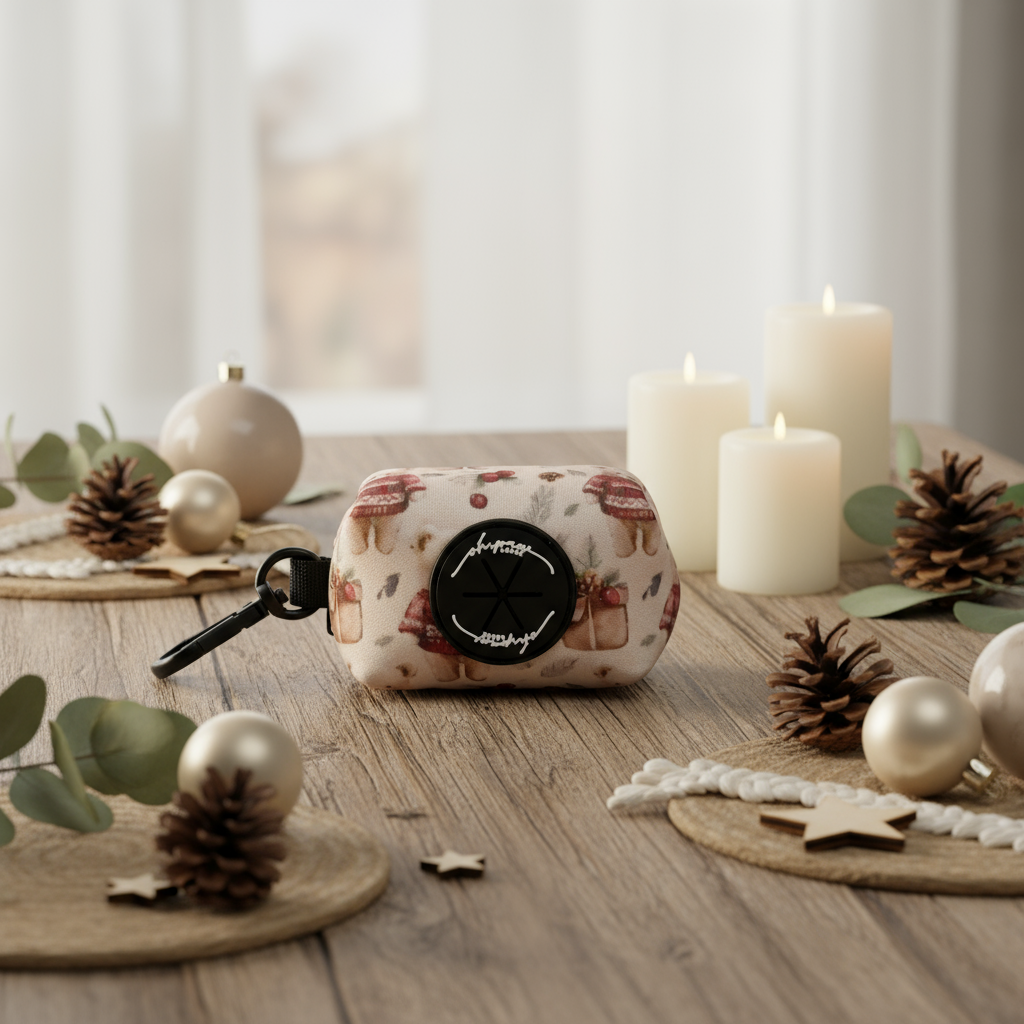 Jingle Bears Christmas Poop Bag Holder