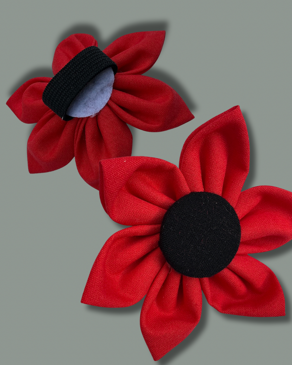 Paws for Remembrance Red Poppy Collar Flower