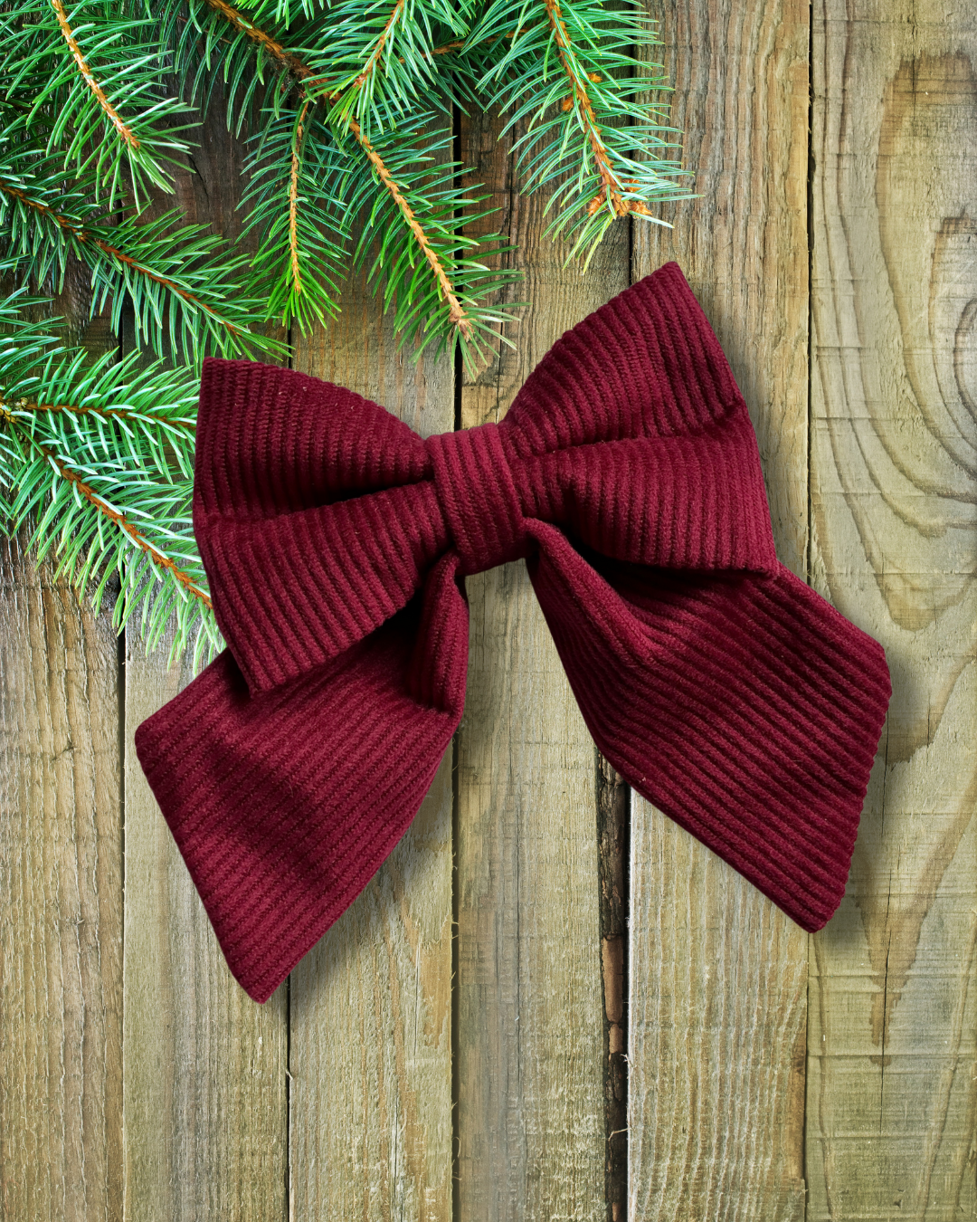 Corduroy Matching Hair Bows