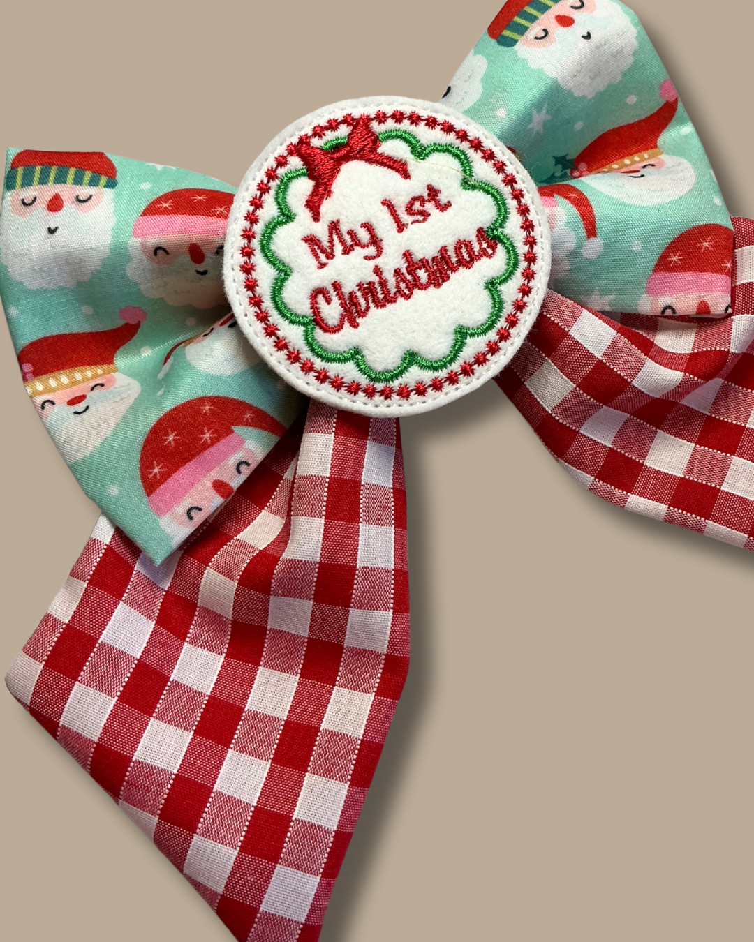 My 1st Christmas Sailor Bow