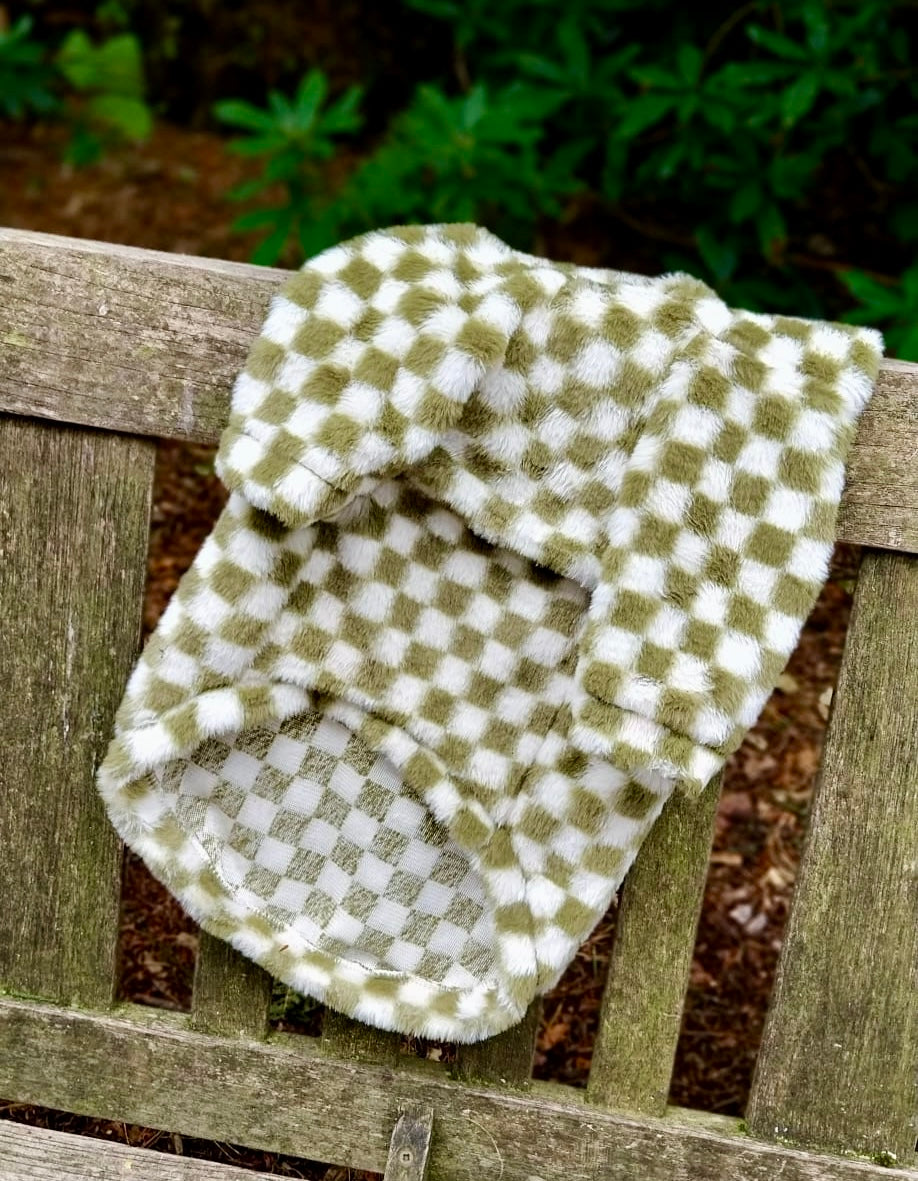 Cosy, Cute & Checkered Hoodie