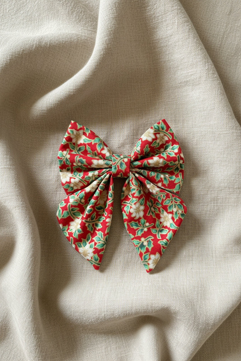 Tidings & Tartan - Festive Bloom Rambler Bow